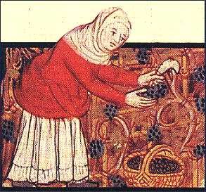 ancient winemaker painting
